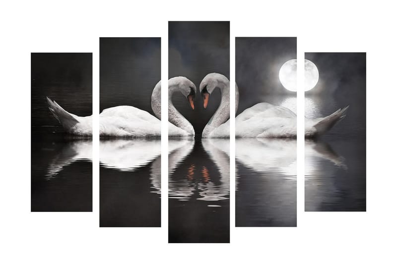 Canvasbilde Dekorativ 5 Deler - Lerretsbilder