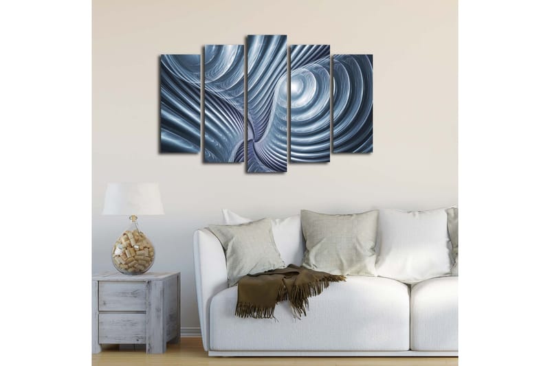 Canvasbilde Dekorativ 5 Deler - Flerfarget - Interiør - Maleri & posters - Lerretsbilder