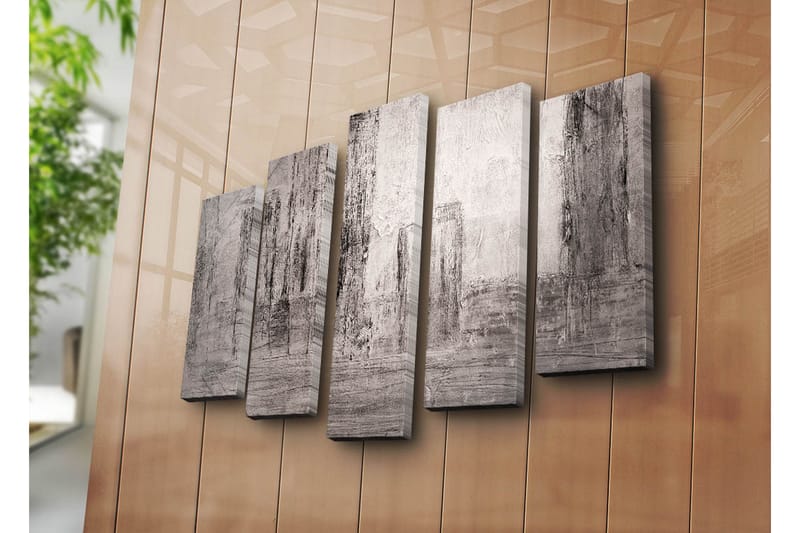Canvasbilde Dekorativ 5 Deler - Flerfarget - Interiør - Maleri & posters - Lerretsbilder