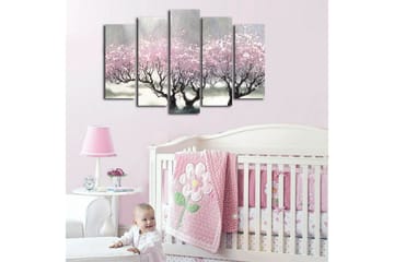Canvasbilde Dekorativ 5 Deler - Flerfarget - Interiør - Maleri & posters - Lerretsbilder