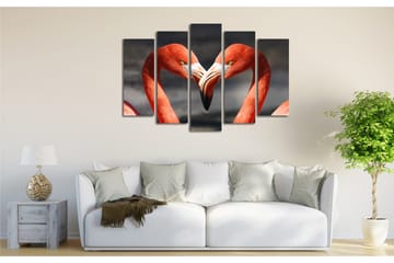 Canvasbilde Dekorativ 5 Deler - Flerfarget - Interiør - Maleri & posters - Lerretsbilder