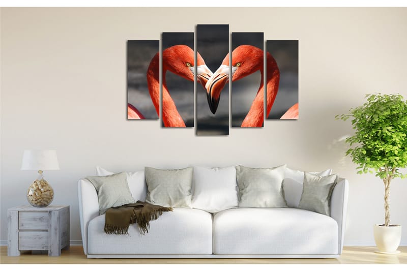 Canvasbilde Dekorativ 5 Deler - Flerfarget - Interiør - Maleri & posters - Lerretsbilder