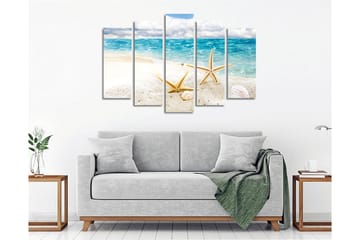 Canvasbilde Dekorativ 5 Deler - Flerfarget - Interiør - Maleri & posters - Lerretsbilder