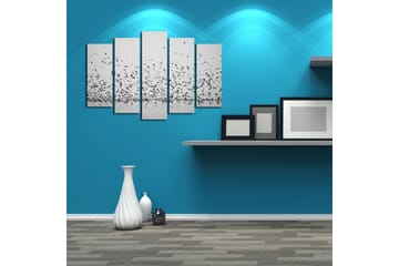 Canvasbilde Dekorativ 5 Deler - Flerfarget - Interiør - Maleri & posters - Lerretsbilder