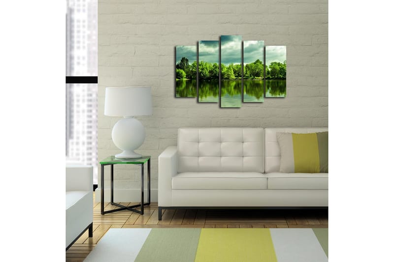 Canvasbilde Dekorativ 5 Deler - Flerfarget - Interiør - Maleri & posters - Lerretsbilder