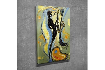 Canvasbilde Dekorativ - Flerfarget - Interiør - Maleri & posters - Lerretsbilder