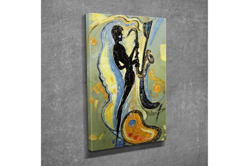 Canvasbilde Dekorativ - Flerfarget - Interiør - Maleri & posters - Lerretsbilder