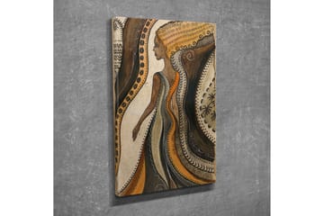 Canvasbilde Dekorativ - Flerfarget - Interiør - Maleri & posters - Lerretsbilder