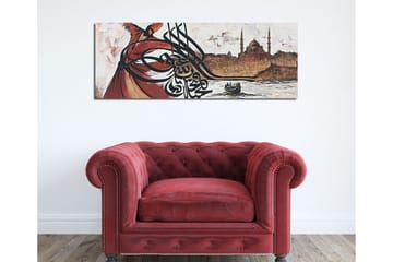 Canvasbilde Dekorativ - Flerfarget - Interiør - Maleri & posters - Lerretsbilder