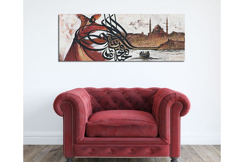 Canvasbilde Dekorativ - Flerfarget - Interiør - Maleri & posters - Lerretsbilder