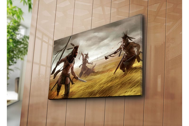 Canvasbilde Dekorativ - Flerfarget - Interiør - Maleri & posters - Lerretsbilder
