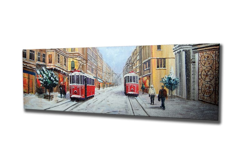 Canvasbilde Dekorativ - Flerfarget - Interiør - Maleri & posters - Lerretsbilder