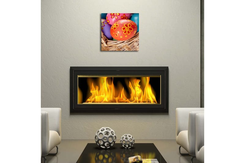 Canvasbilde Dekorativ - Flerfarget - Interiør - Maleri & posters - Lerretsbilder