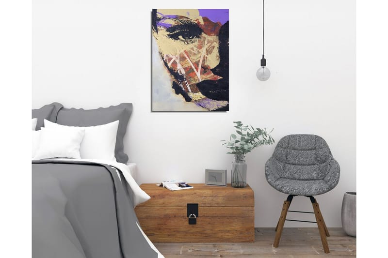 Canvasbilde Dekorativ - Flerfarget - Interiør - Maleri & posters - Lerretsbilder