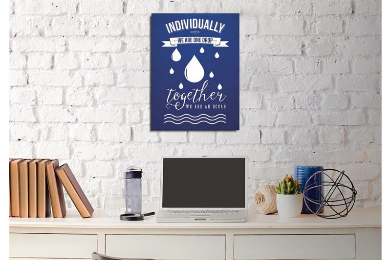 Canvasbilde Dekorativ - Flerfarget - Interiør - Maleri & posters - Lerretsbilder