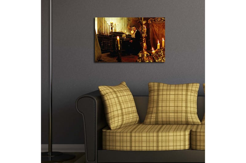 Canvasbilde Dekorativ - Flerfarget - Interiør - Maleri & posters - Lerretsbilder