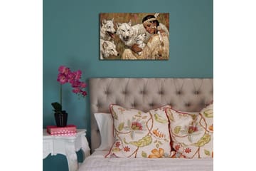 Canvasbilde Dekorativ - Flerfarget - Interiør - Maleri & posters - Lerretsbilder