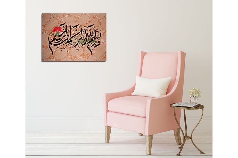 Canvasbilde Dekorativ - Flerfarget - Interiør - Maleri & posters - Lerretsbilder