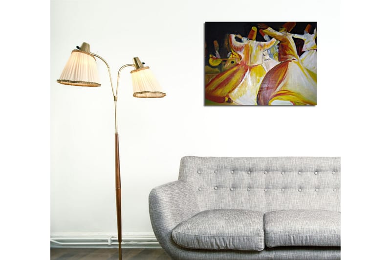Canvasbilde Dekorativ - Flerfarget - Interiør - Maleri & posters - Lerretsbilder