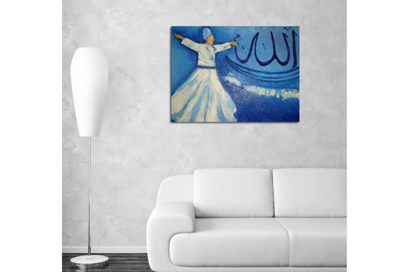 Canvasbilde Dekorativ - Flerfarget - Interiør - Maleri & posters - Lerretsbilder