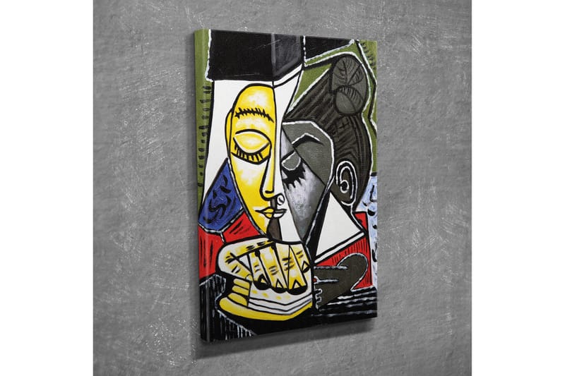 Canvasbilde Dekorativ - Flerfarget - Interiør - Maleri & posters - Lerretsbilder