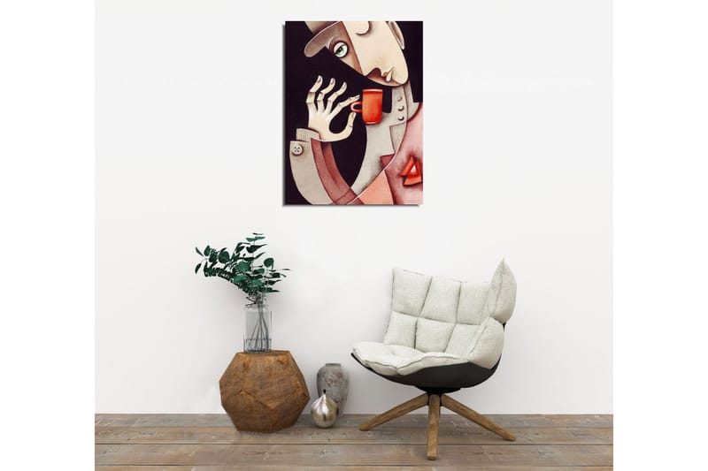 Canvasbilde Dekorativ - Flerfarget - Interiør - Maleri & posters - Lerretsbilder