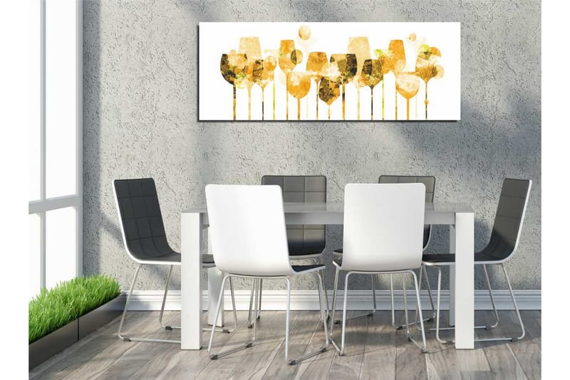 Canvasbilde Dekorativ - Flerfarget - Interiør - Maleri & posters - Lerretsbilder