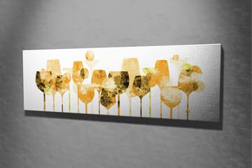 Canvasbilde Dekorativ - Flerfarget - Interiør - Maleri & posters - Lerretsbilder
