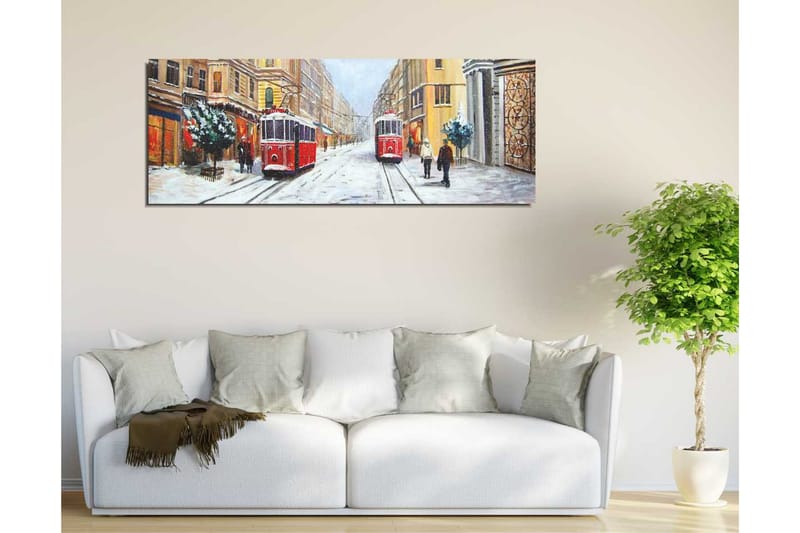 Canvasbilde Dekorativ - Flerfarget - Interiør - Maleri & posters - Lerretsbilder
