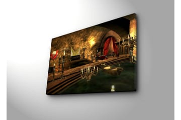 Canvasbilde Dekorativ - Flerfarget - Interiør - Maleri & posters - Lerretsbilder