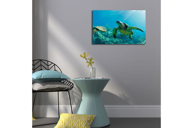 Canvasbilde Dekorativ - Flerfarget - Interiør - Maleri & posters - Lerretsbilder