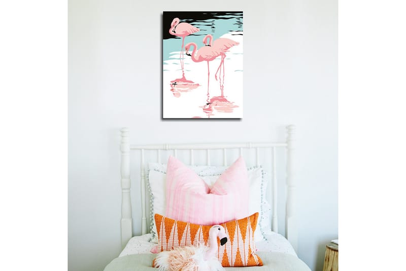 Canvasbilde Dekorativ - Flerfarget - Interiør - Maleri & posters - Lerretsbilder