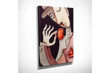 Canvasbilde Dekorativ - Flerfarget - Interiør - Maleri & posters - Lerretsbilder