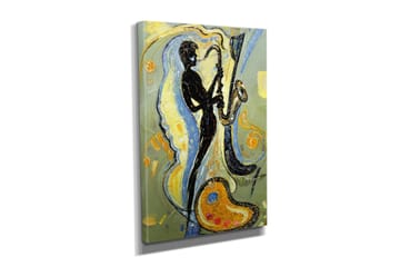 Canvasbilde Dekorativ - Flerfarget - Interiør - Maleri & posters - Lerretsbilder