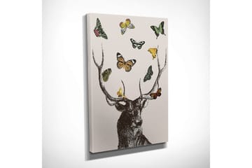Canvasbilde Dekorativ - Flerfarget - Interiør - Maleri & posters - Lerretsbilder