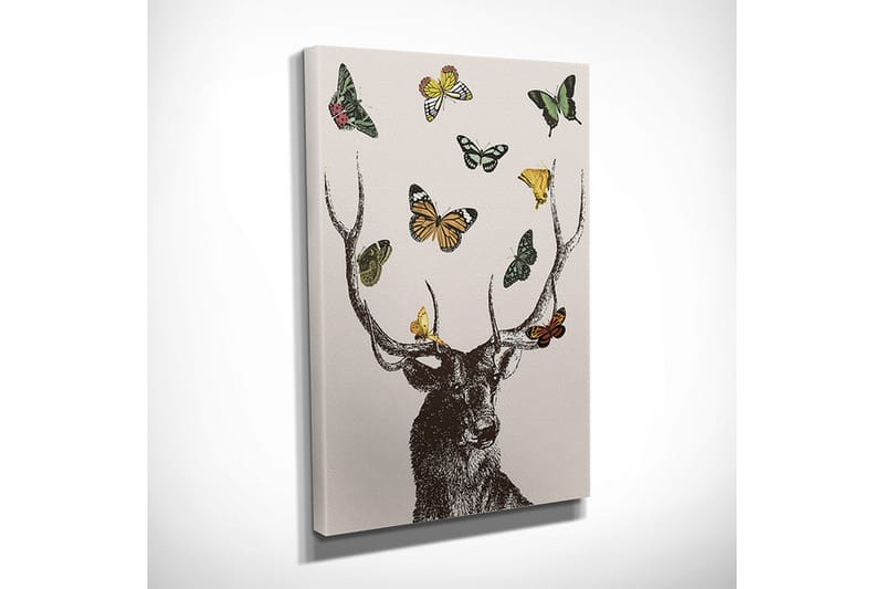 Canvasbilde Dekorativ - Flerfarget - Interiør - Maleri & posters - Lerretsbilder