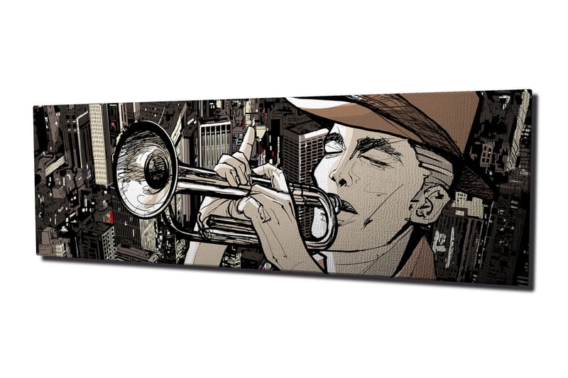Canvasbilde Dekorativ - Flerfarget - Interiør - Maleri & posters - Lerretsbilder