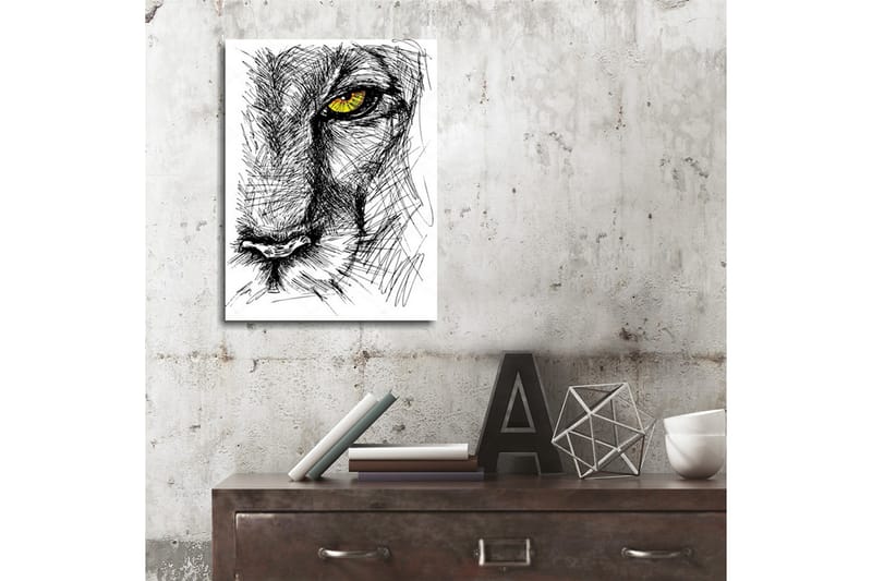 Canvasbilde Dekorativ - Flerfarget - Interiør - Maleri & posters - Lerretsbilder