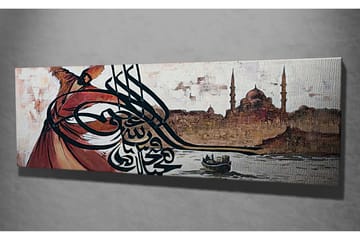 Canvasbilde Dekorativ - Flerfarget - Interiør - Maleri & posters - Lerretsbilder
