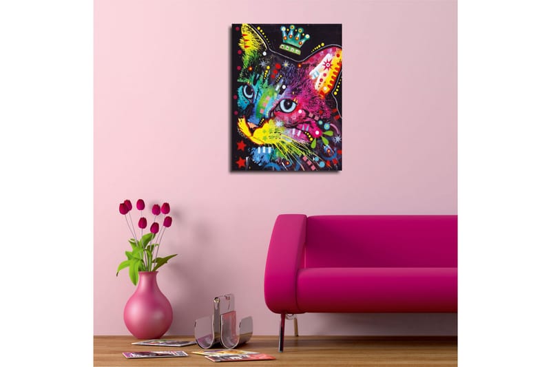 Canvasbilde Dekorativ - Flerfarget - Interiør - Maleri & posters - Lerretsbilder