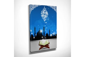 Canvasbilde Dekorativ - Flerfarget - Interiør - Maleri & posters - Lerretsbilder