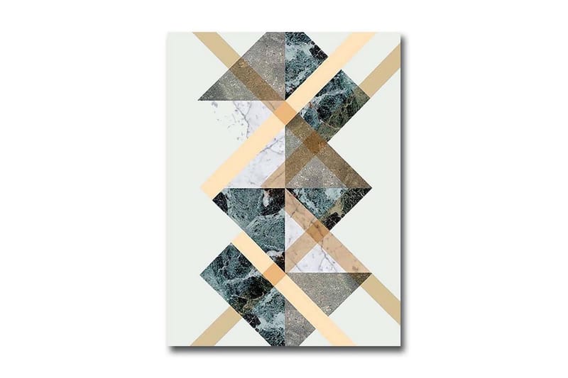 Canvasbilde Dekorativ - Flerfarget - Interiør - Maleri & posters - Lerretsbilder