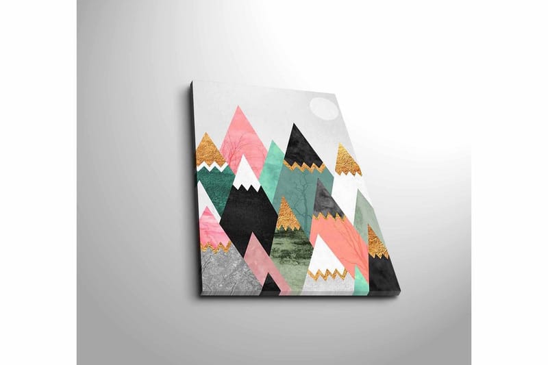 Canvasbilde Dekorativ - Flerfarget - Interiør - Maleri & posters - Lerretsbilder