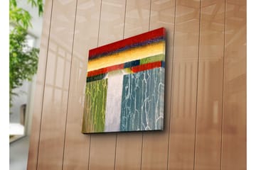 Canvasbilde Dekorativ - Flerfarget - Interiør - Maleri & posters - Lerretsbilder