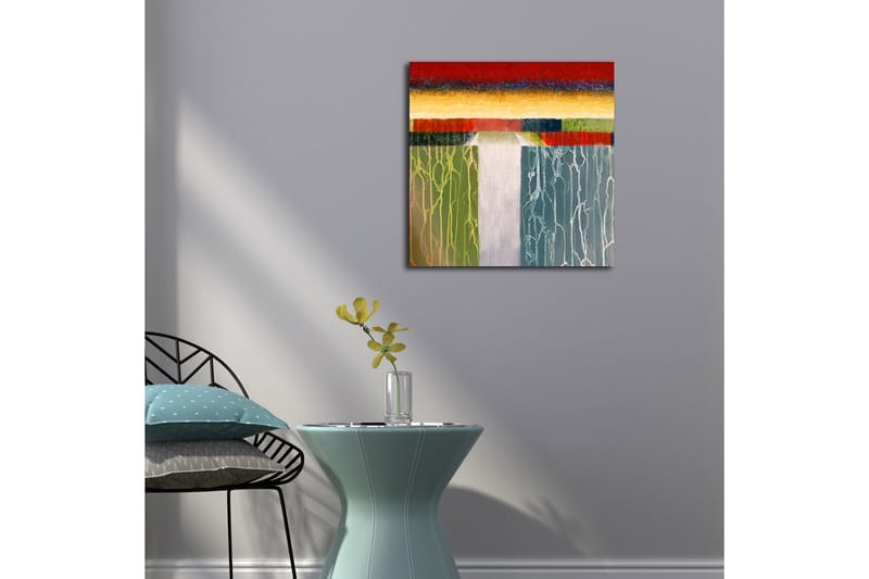 Canvasbilde Dekorativ - Flerfarget - Interiør - Maleri & posters - Lerretsbilder