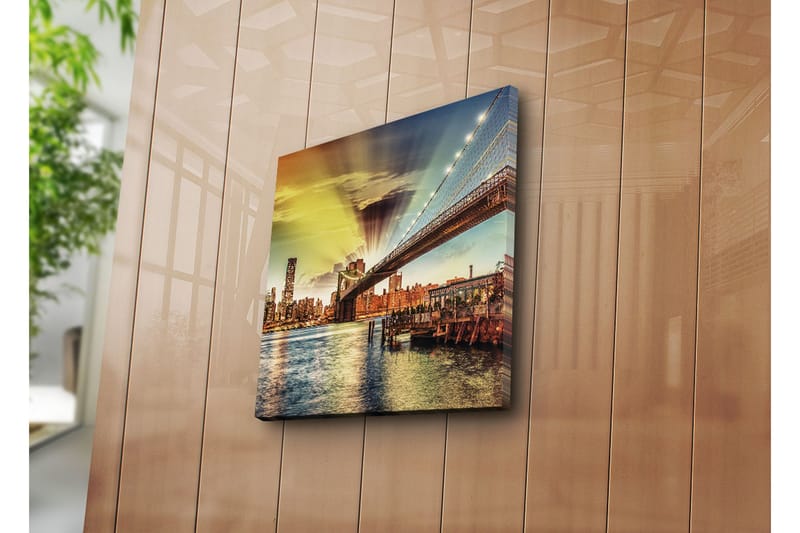 Canvasbilde Dekorativ - Flerfarget - Interiør - Maleri & posters - Lerretsbilder