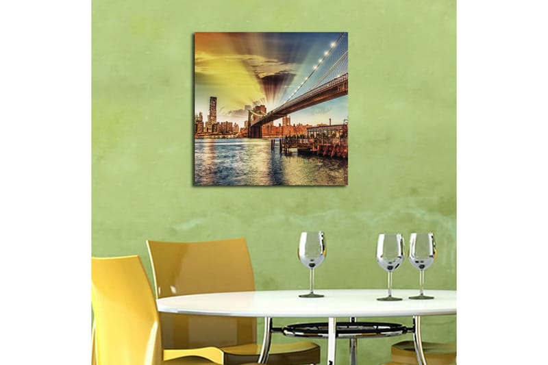 Canvasbilde Dekorativ - Flerfarget - Interiør - Maleri & posters - Lerretsbilder