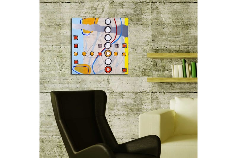 Canvasbilde Dekorativ - Flerfarget - Interiør - Maleri & posters - Lerretsbilder