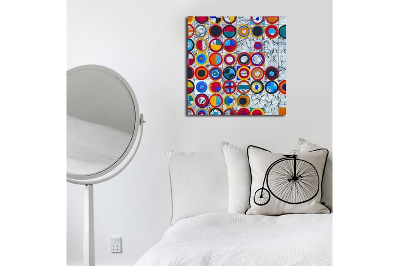 Canvasbilde Dekorativ - Flerfarget - Interiør - Maleri & posters - Lerretsbilder
