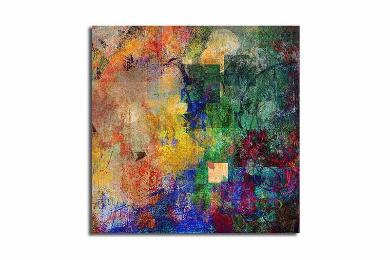 Canvasbilde Dekorativ - Flerfarget - Interiør - Maleri & posters - Lerretsbilder